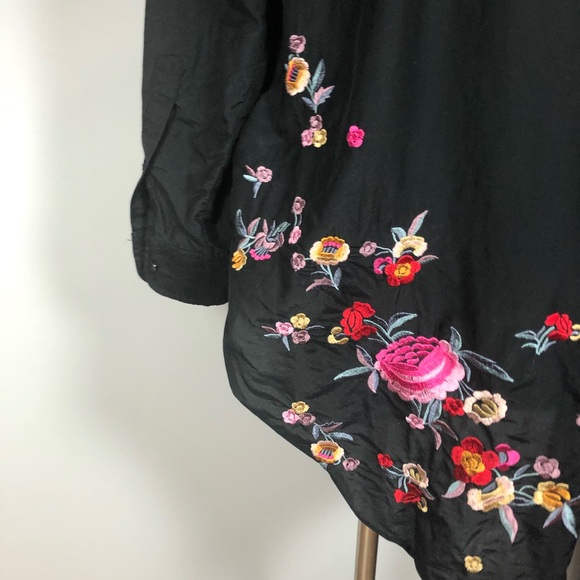 Zara Woman floral embroidered tunic XS - Picture 7 of 12